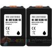 HP 302XL Negro Pack de 2 Cartuchos de Tinta Remanufacturados