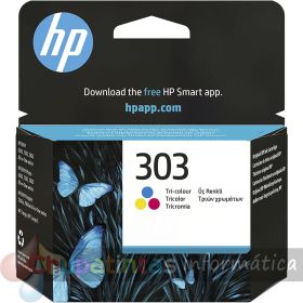 HP 303 Color Cartucho de Tinta Original - T6N01AE