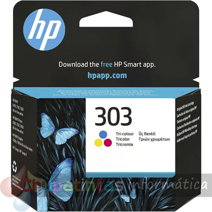 HP 303 Color Cartucho de Tinta Original - T6N01AE