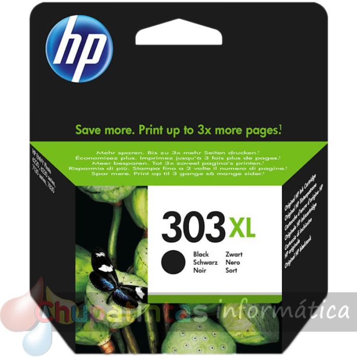 HP 303XL Negro Cartucho de Tinta Original - T6N04AE