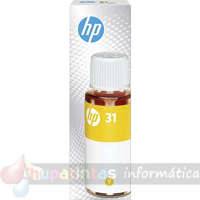 HP 31 Amarillo Botella de Tinta Original - 1VU28AE
