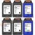HP 56 Negro + HP 57 Color Pack de 6 Cartuchos de Tinta Remanufacturados