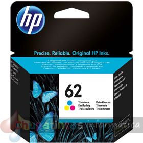 HP 62 Color Cartucho de Tinta Original - C2P06AE