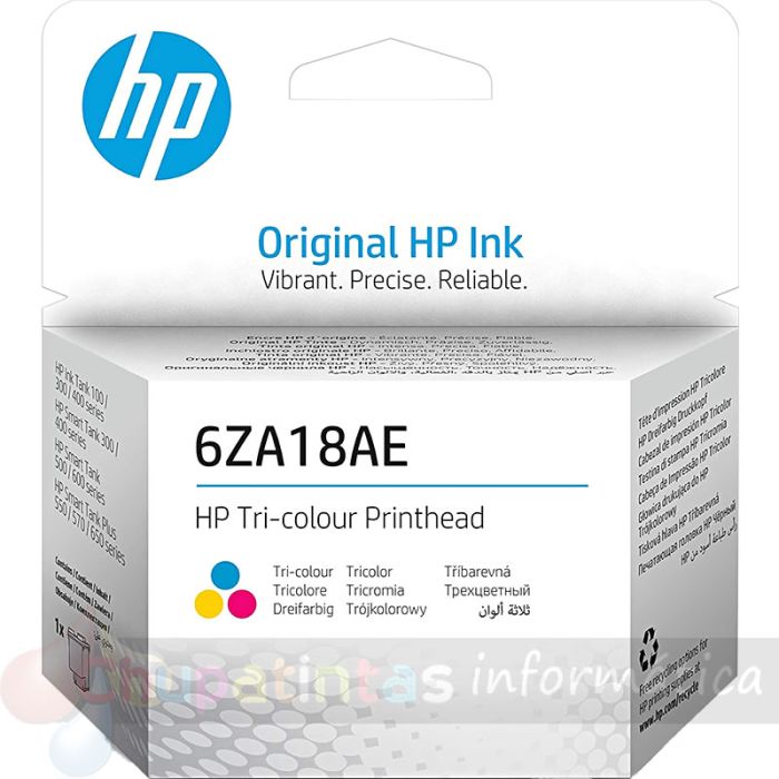 HP 6ZA18AE Color Cabezal de Impresión Original