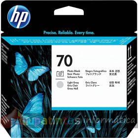 HP 70 Negro Foto/Gris Claro Cabezal de Impresión Original - C9407A
