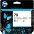 HP 70 Gris/Optimizador de Brillo Cabezal de Impresión Original - C9410A