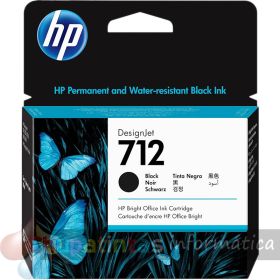 HP 712 Negro Cartucho de Tinta Original - 3ED70A