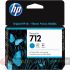 HP 712 Cian Cartucho de Tinta Original - 3ED67A