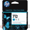 HP 712 Cyan Cartucho de Tinta Original - 3ED67A