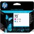 HP 72 Cabezal de Impresión Original - Cian y Magenta - C9383A