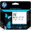 HP 72 Cabezal de Impresion Original - Negro Mate y Amarillo - C9384A