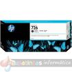 HP 726 Negro Mate Cartucho de Tinta Original - CH575A