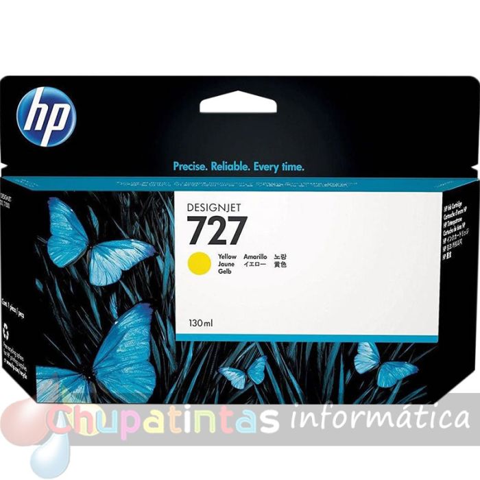 HP 727 Amarillo Cartucho de Tinta Original - B3P21A