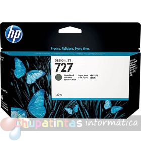HP 727 Negro Mate Cartucho de Tinta Original - B3P22A