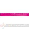 Milan Regla Flexible y Resistente - Longitud 30cm - Color Rosa