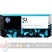 HP 728 Cyan Cartucho de Tinta Original - F9K17A