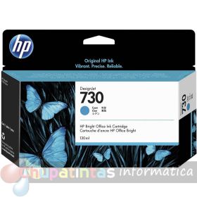 HP 730 Cian Cartucho de Tinta Original - P2V62A