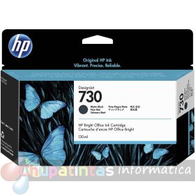HP 730 Negro Mate Cartucho de Tinta Original - P2V65A