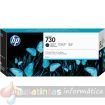HP 730 Negro Mate Cartucho de Tinta Original - P2V71A