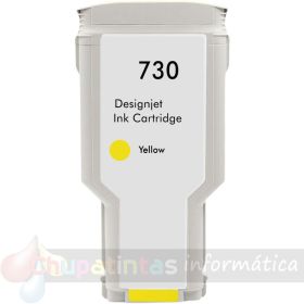 HP 730 Amarillo Cartucho de Tinta Genérico - Reemplaza P2V70A/P2V64A