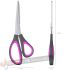 Erichkrause Tijeras Standard+ Ergo - Cuchillas de Acero Inoxidable - 44885 - Ergonómicos - Color Variado-2