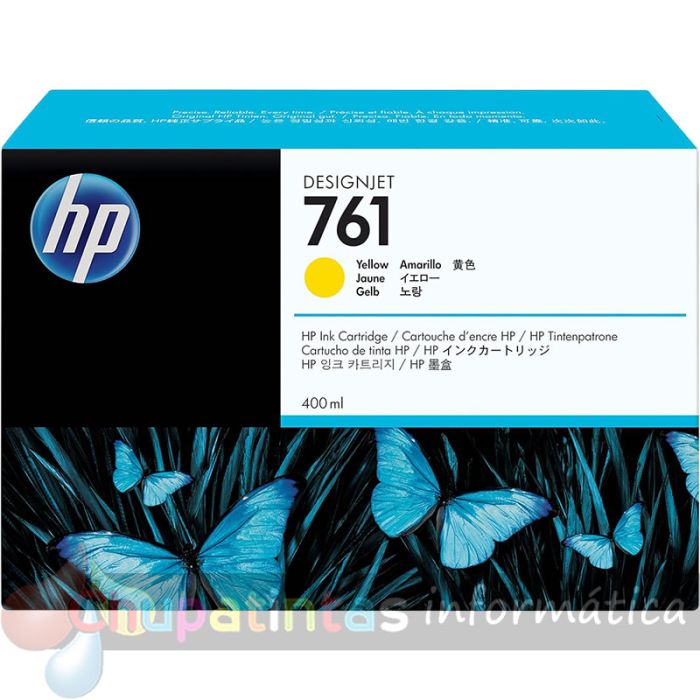 HP 761 Amarillo Cartucho de Tinta Original - CM992A