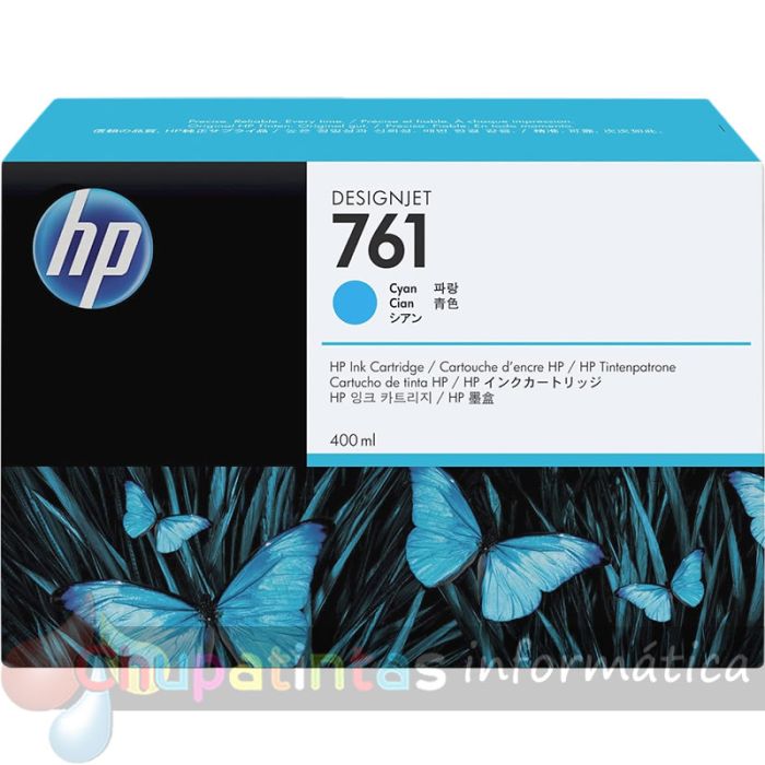 HP 761 Cian Cartucho de Tinta Original - CM994A