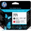HP 771 Cabezal de Impresion Original - Negro Mate, Rojo Cromatico - CE017A