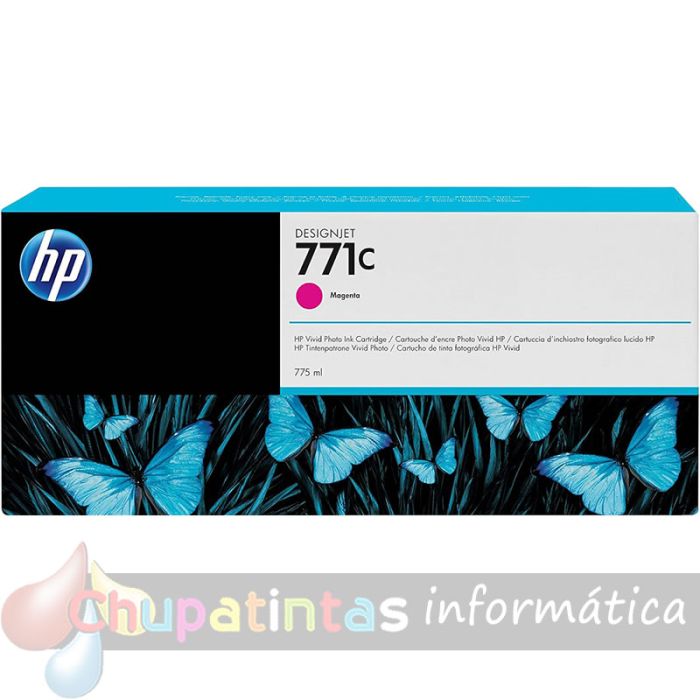 HP 771C Magenta Cartucho de Tinta Original - B6Y09A