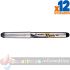 Pilot Pluma Estilográfica V-Pen Silver - Desechable - Tinta Liquida - Punta de Acero - Trazo de 0.5mm - Color Negro-