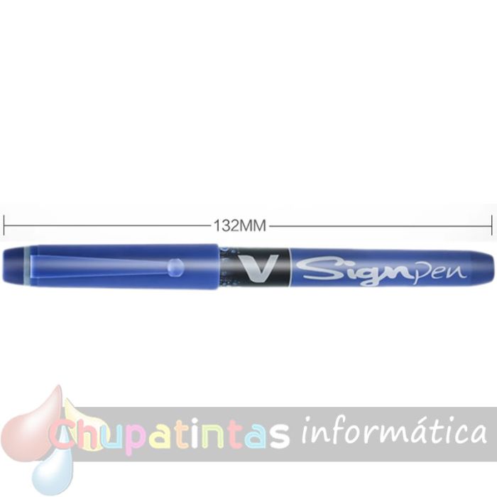 Pilot Rotulador de Punta Fina V-Sign Pen - Punta Fina de 2mm - Trazo de 0.6mm - Color Azul-2