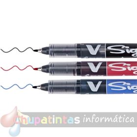 Pilot Rotulador de Punta Fina V-Sign Pen - Punta Fina de 2mm - Trazo de 0.6mm - Color Azul-3