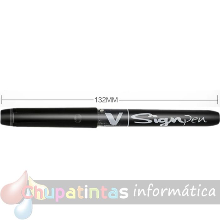 Pilot Rotulador de Punta Fina V-Sign Pen - Punta Fina de 2mm - Trazo de 0.6mm - Color Negro-2