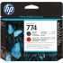 HP 774 Cabezal de Impresión Original - Negro Mate, Rojo Cromático - P2V97A