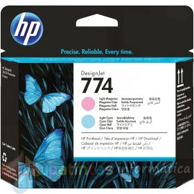 HP 774 Cabezal de Impresión Original - Cian Light, Magenta Light - P2V98A