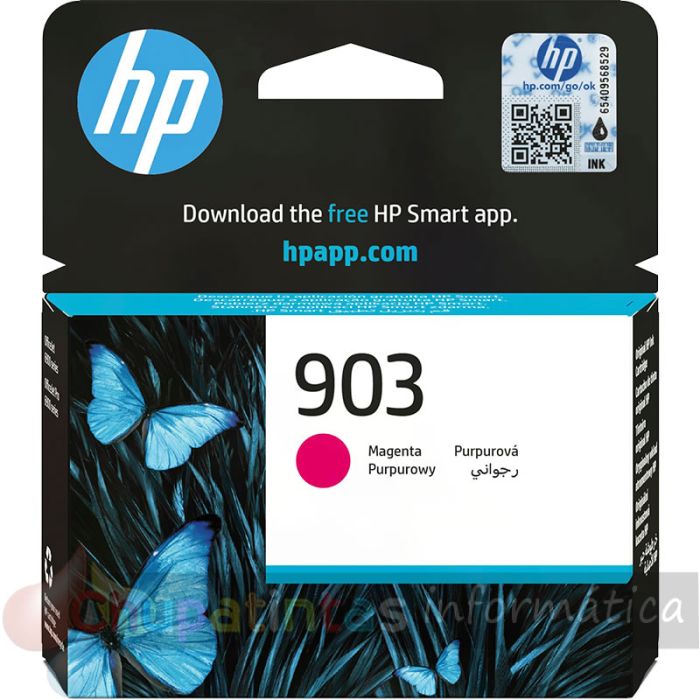 HP 903 Magenta Cartucho de Tinta Original - T6L91AE