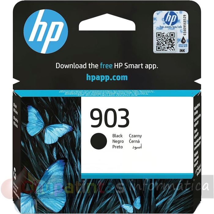 HP 903 Negro Cartucho de Tinta Original - T6L99AE