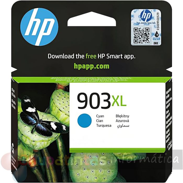 HP 903XL Cyan Cartucho de Tinta Original - T6M03AE