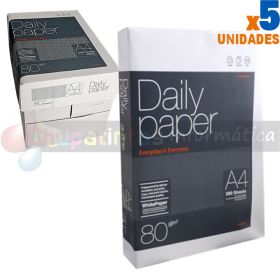 Daily Paper Papel A4 80gr. 210x297mm (500 Hojas) Blanco
