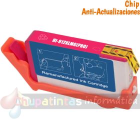 HP 912XL Magenta Cartucho de Tinta Genérico - Reemplaza 3YL82AE/3YL78AE (Chip Anti-Actualizaciones)