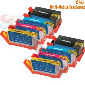 HP 912XL Pack de 8 Cartuchos de Tinta Genéricos (Chip Anti-Actualizaciones)