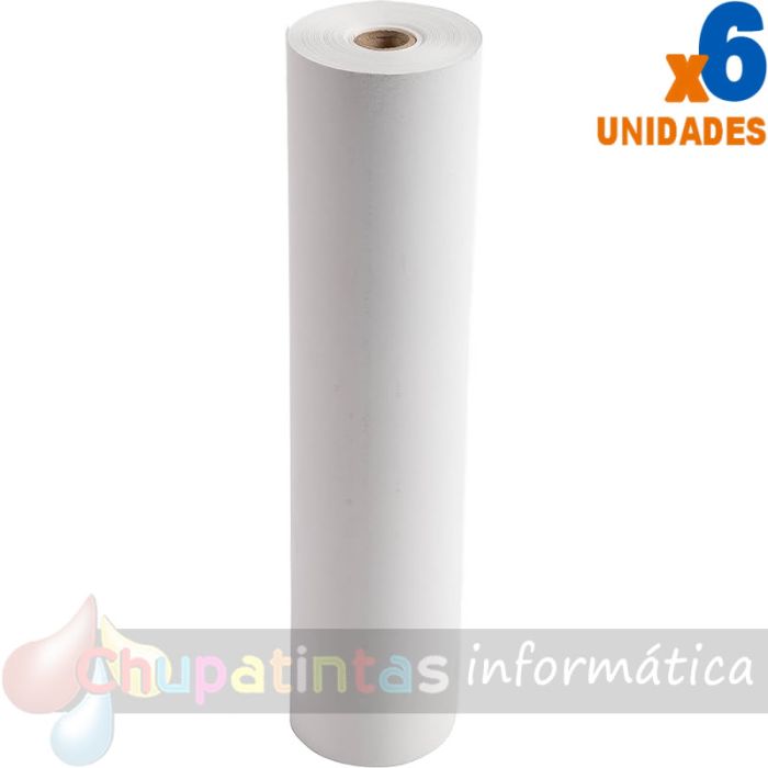 Rollo de Papel Térmico para Fax 210x100x25mm