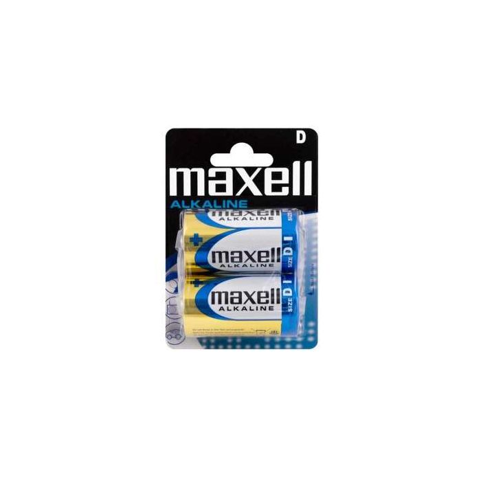 Maxell Pack de 2 Pilas Alcalinas LR20 D