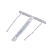 Bankers Box Pack de 100 Fastener de 85mm de Plastico - Facilita El Traspaso de Papeles - 2 Piezas de Polipropileno Reciclado - Capacidad de Hasta 500 Hojas