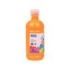 Milan Botella de Tempera 500ml - Tapon Dosificador - Secado Rapido - Mezclable - Color Naranja