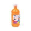 Milan Botella de Tempera 500ml - Tapon Dosificador - Secado Rapido - Mezclable - Color Naranja