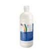 Milan Botella de Tempera 1000ml - Tapon Dosificador - Secado Rapido - Mezclable - Color Blanco