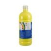 Milan Botella de Tempera 1000ml - Tapon Dosificador - Secado Rapido - Mezclable - Color Amarillo