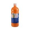 Milan Botella de Tempera 1000ml - Tapon Dosificador - Secado Rapido - Mezclable - Color Naranja