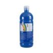 Milan Botella de Tempera 1000ml - Tapon Dosificador - Secado Rapido - Mezclable - Color Azul Cyan